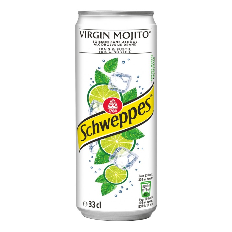 Schweppes Virgin Mojito Blikjes 33cl PRIJS 16,40 | Kopen Bestelen ...